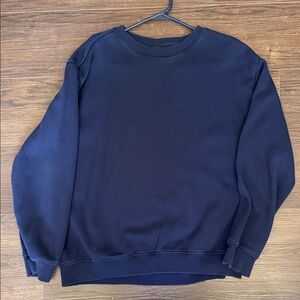 H&M Men's Navy Crewneck Sweater